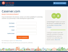 Tablet Screenshot of caserver.com
